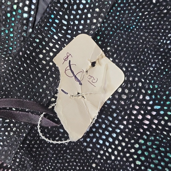 NWT Wilsons Leather Maxima Funky Iridescent embossed snakeskin Pants, 4 vintage - Picture 7 of 10